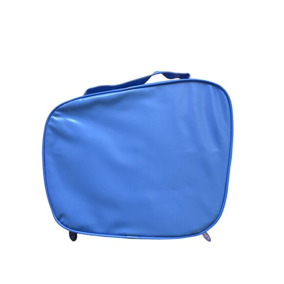 Littlest Pet Shop Travel Carry Case Blue Vinyl Plastic Zip Up  5 Compartments - Picture 3 of 3